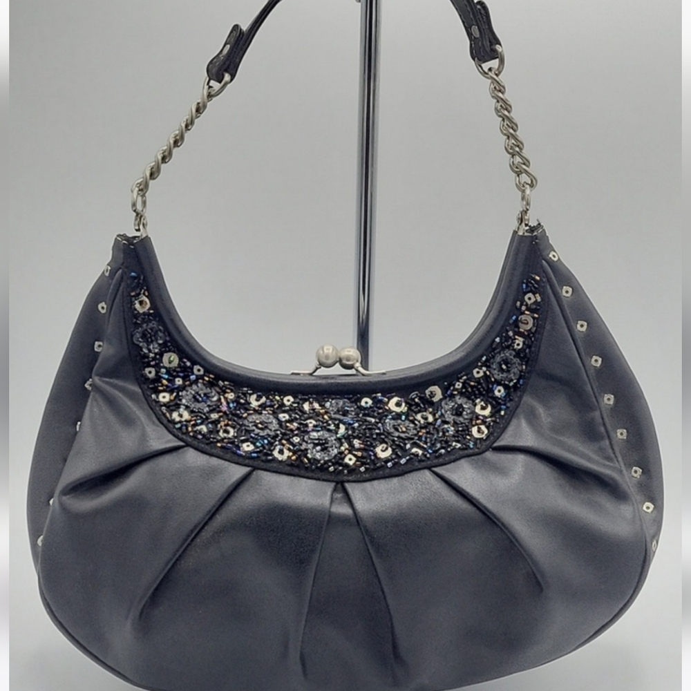 Liz Claiborne Sequin Kisslock Shoulder Bag